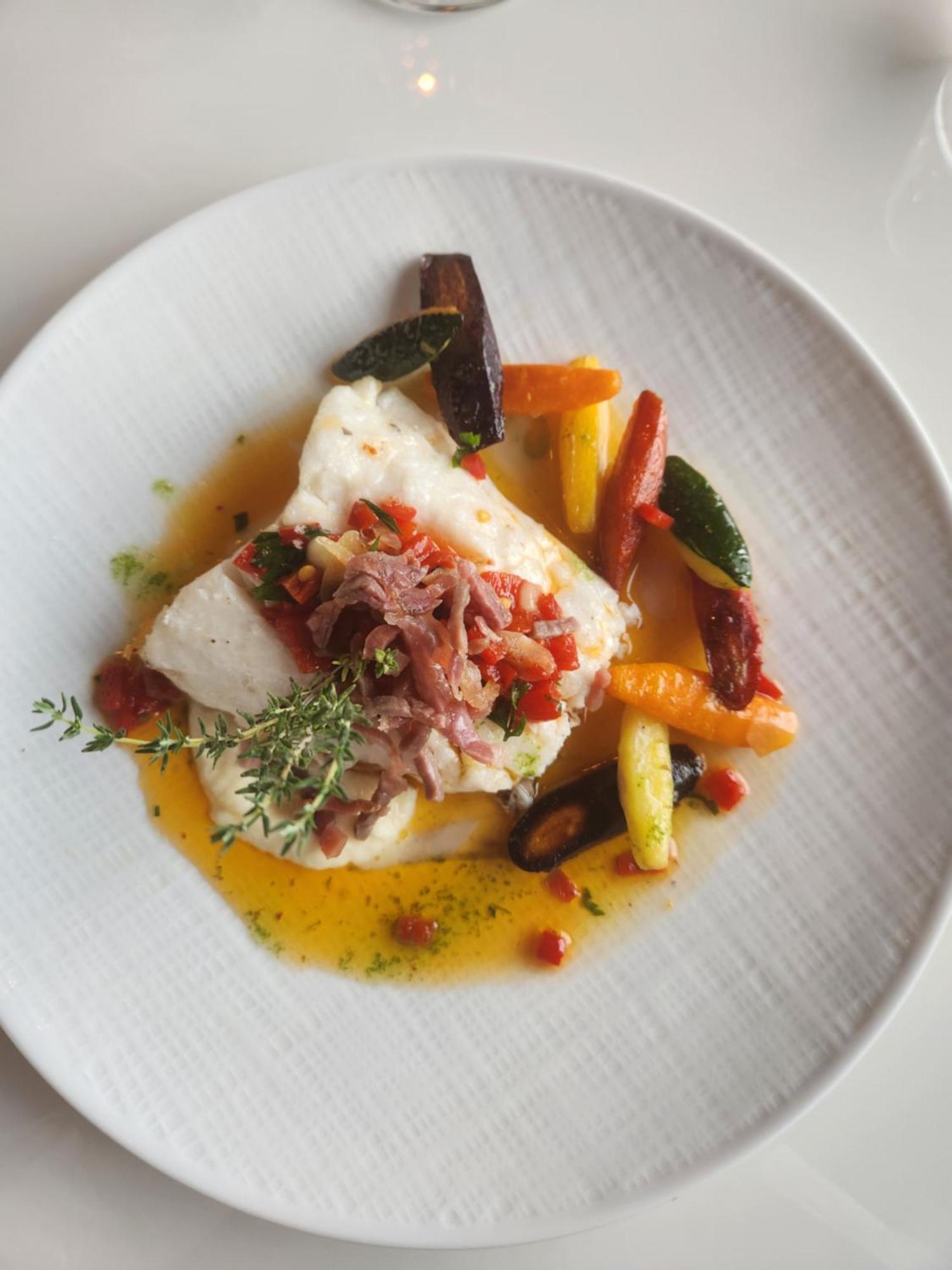 Belfry & Spa By Ligne St Barth Lourdes Zewnętrze zdjęcie A plate of halibut